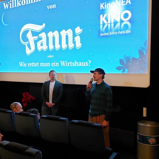 Gesprächsrunde nach der Filmpremiere „Fanni oder: Wie rettet man ein Wirtshaus?“