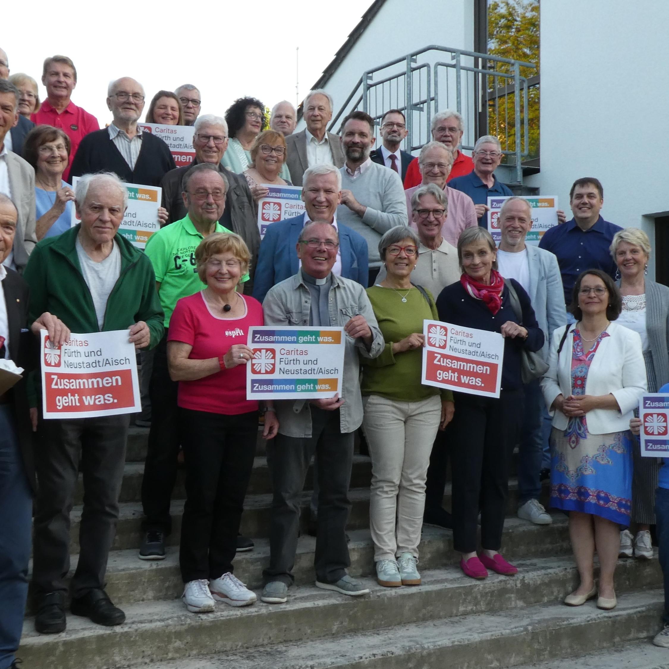 Unter dem diesjährigen bundesweiten Caritas-Motto „Zusammen geht was.“ schauen die Mitglieder beider Verbände optimistisch in die Zukunft.