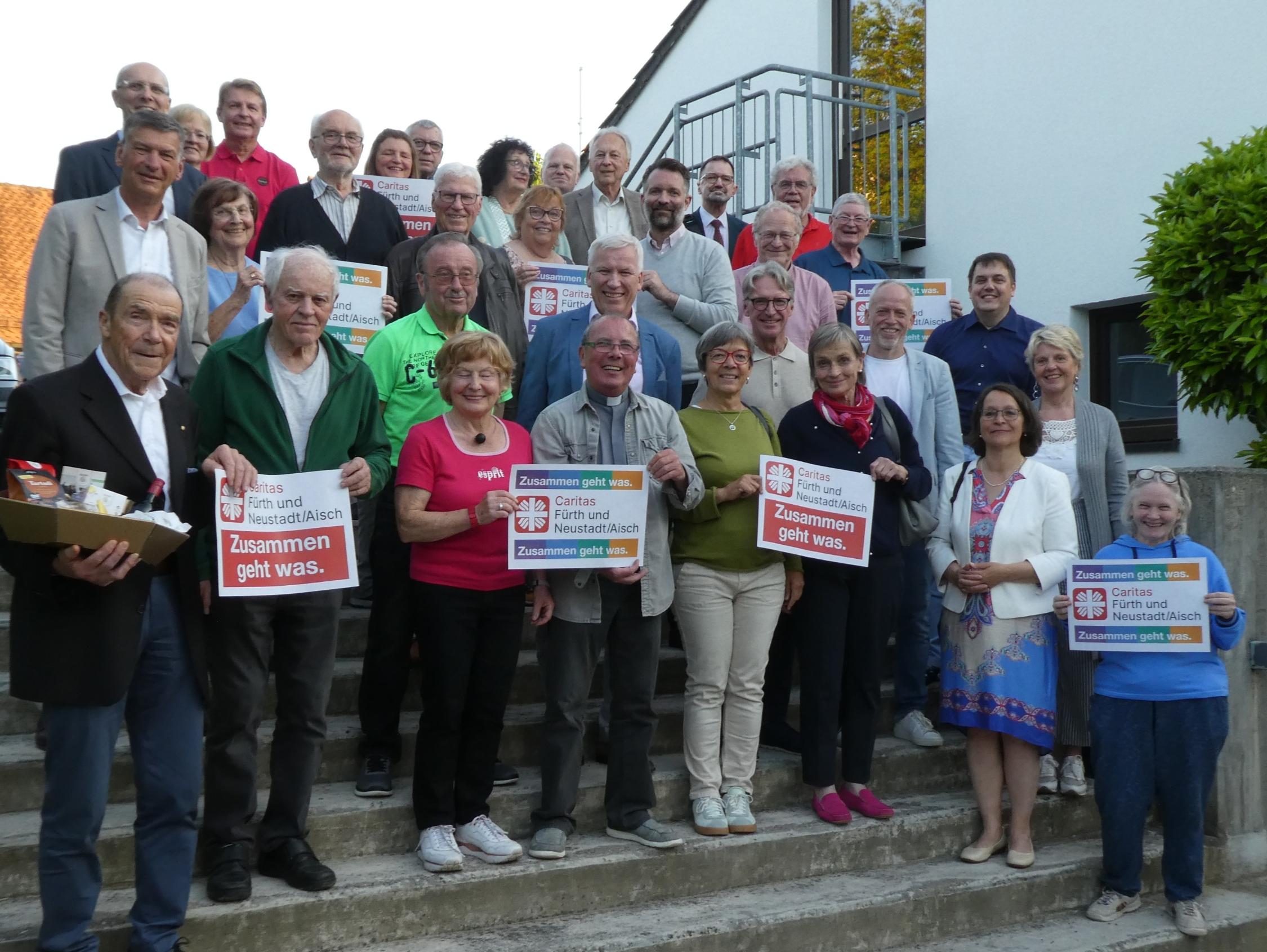Unter dem diesjährigen bundesweiten Caritas-Motto „Zusammen geht was.“ schauen die Mitglieder beider Verbände optimistisch in die Zukunft.