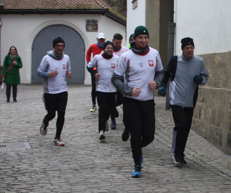 WKEL 2023 Trainingslauf mit dem Erzbischof