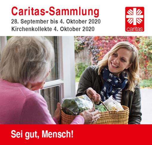 Caritas-Sammlung 'Sei gut,Mensch', Herbstsammlung 2020