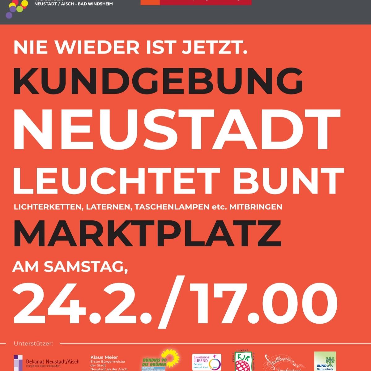 Plakat Neustadt ist bunt