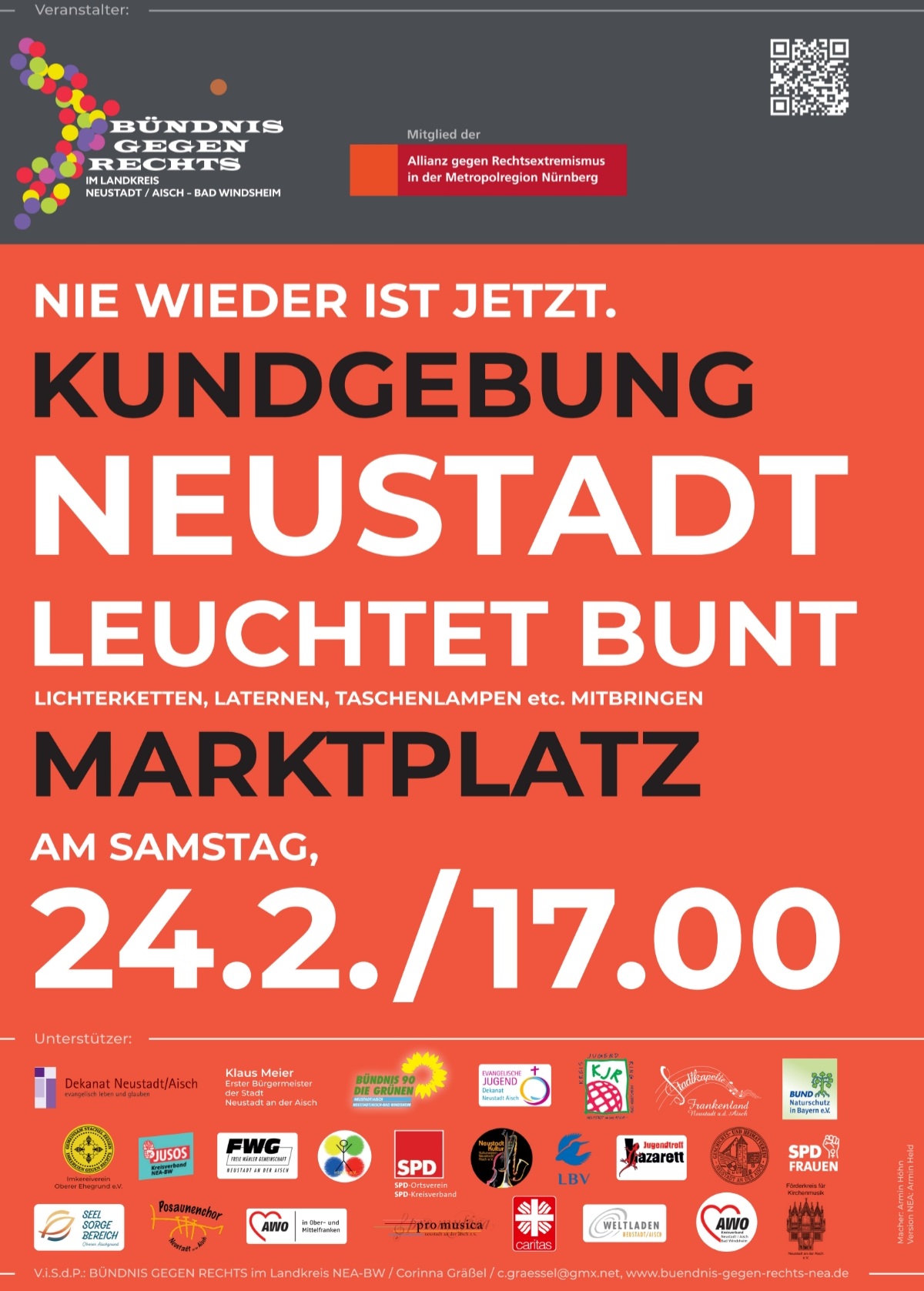 Plakat Neustadt ist bunt